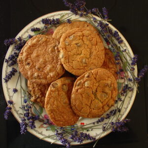 Lavender Chocolate Chip Cookies