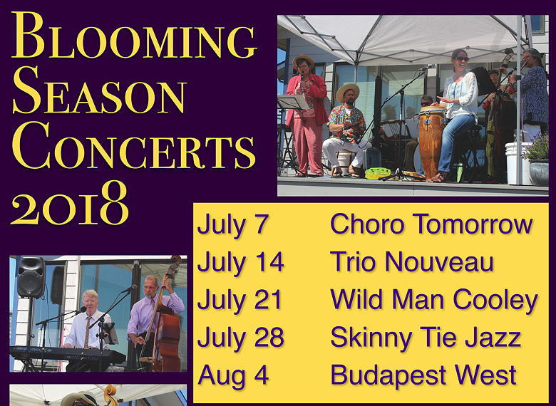 Blooming Season Concerts 2018 Poster